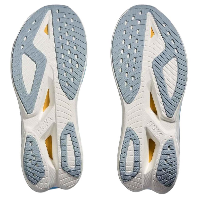 HOKA One One Дышащие повседневные беговые кроссовки Mach X 3 Женские Белые 1168872-WBS