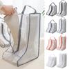 1Pc Boot Organizer Dust-proof Waterproof Space-saving Visible Handle Design Shoe Storage Pouch Household Supply