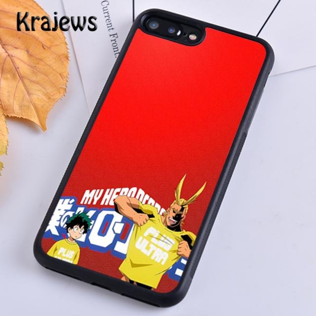 Krajews Boku no Hero Academia All Might Мягкий чехол для телефона для iPhone 14 5 6s 7 8 plus XR XS 11 12 13 pro max Samsung S21 S22ultra