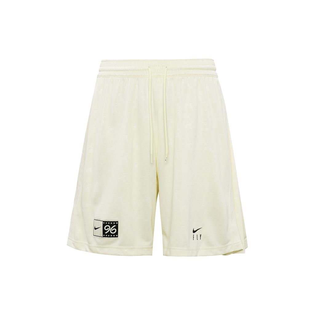 Nike SS23 High Basketball Series Solid Logo Быстросохнущие дышащие сетчатые тренировочные баскетбольные шорты женские шорты Coconut-Milk DX3949-113