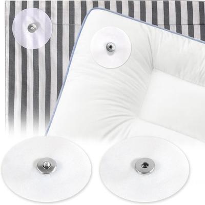 16 шт. Застежки-кнопки для пододеяльника, предотвращающие смещение, Внутренние застежки для пододеяльника, Пришивные застежки, Одеяло, Простыня