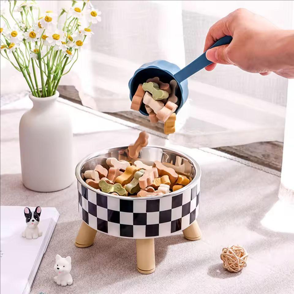 Приподнятые миски для домашних животных из нержавеющей стали - Миски для еды и воды для кошек и собак, Приподнятые миски для кормления домашних животных