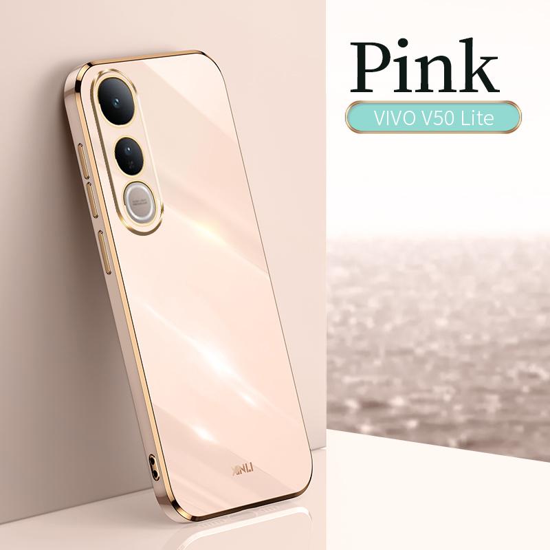 Funda Vivo V50 Lite 4g 5g Fashion Plating Case For VIVO V50 Lite Soft Slim Silicone Shockproof Phone Cover