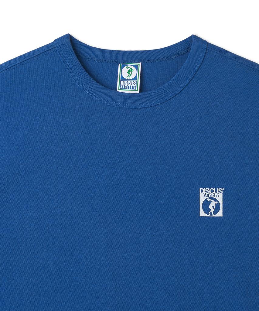 DISCUS ATHLETIC Heavyweight Regular Fit Small Logo T-Shirt Classic Blue