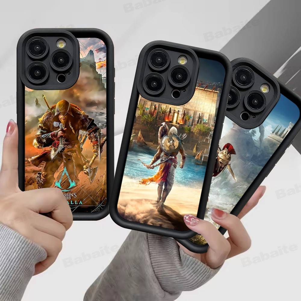 Смешной Чехол для Телефона из Силикона 'A-Assassins Game C-Creed' для iPhone 17 Pro Max 16 15 14 13 12 11 Plus 17 Air