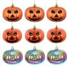 3pcs Plastic Pumpkin Hanging Ornaments Vintage Halloween Tree Decorations Haunted House