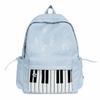 Lightweight Design Piano Backpack Nylon Cute Schoolbag Keyboard Bookbag  Outdoor Traveling