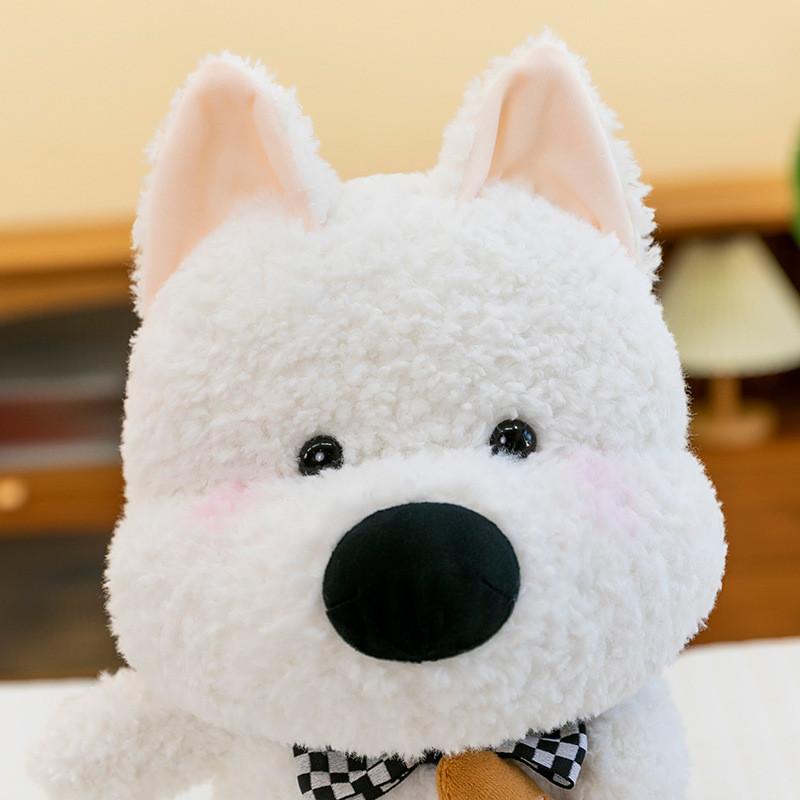 Изысканная плюшевая игрушка Хайленд-терьер шарф с яркими цветами Идеальные случаи Все