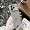 Джинсовый магнитный чехол для телефона для For Iphone 17 Air 16 1 Plus 14 13 Pro max Беспроводная зарядка Ударопрочный Простой Защитный чехол