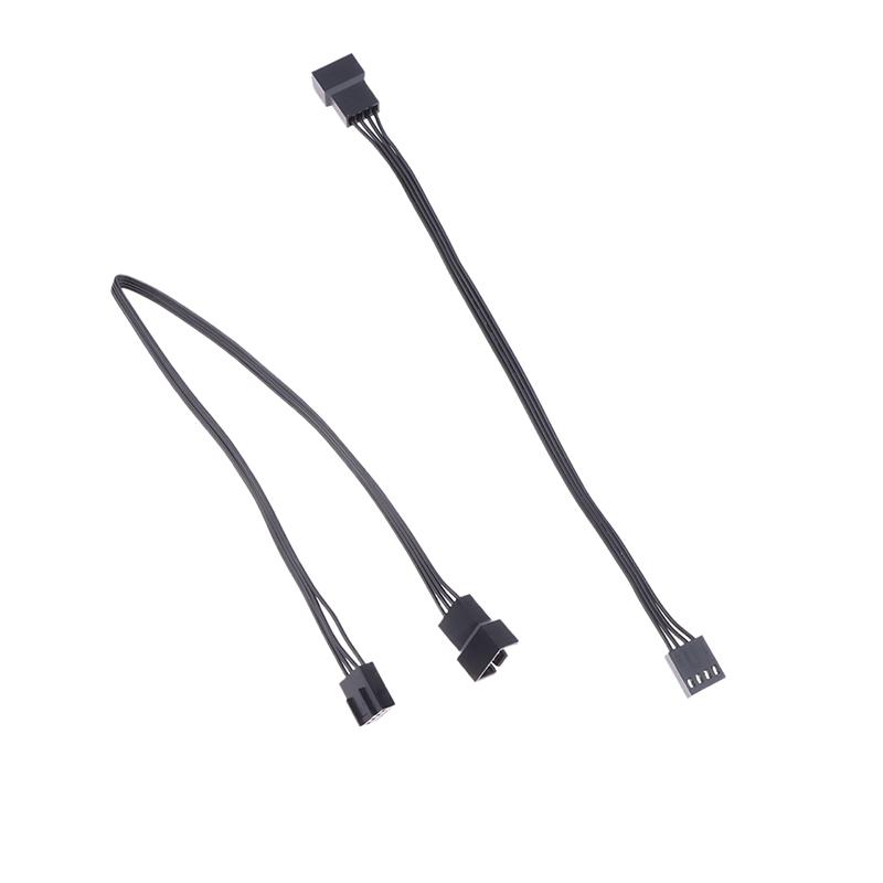 5 шт. 4-контактный ШИМ-адаптер для подключения вентилятора процессора, удлинитель для вентилятора компьютера, сменный кабель питания, аксессуары 24Awg