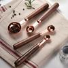 8Pcs Baking Tools Measuring Spoon Wooden HandleStainless Steel Measuring Cup with Wooden Handle,