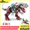 2IN1 Jurassic Mechanical Indominus Rex Dinosaur World Model Building Blocks City Fighter Dino Park Bricks Children Toy
