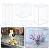 1pcs Clear Acrylic Display Case Countertop Box Organizer Stand Dustproof Protection Showcase Display Box