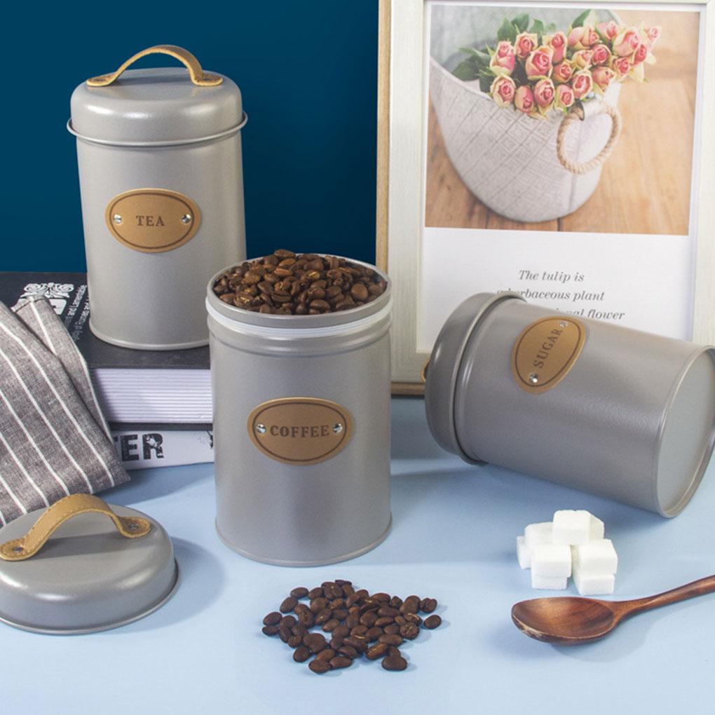 Железная кухонная канистра, прочная банка для хранения с большой емкостью, кухонные банки для хранения