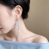 Элегантные синие серьги-кисточки с кристаллами для женщин - Стиль для отпуска