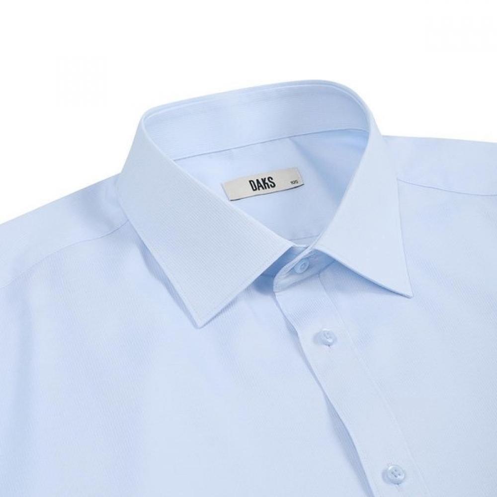 Daks Мужская однотонная рубашка с длинным рукавом Regular Fit dmS1Shdl113b1