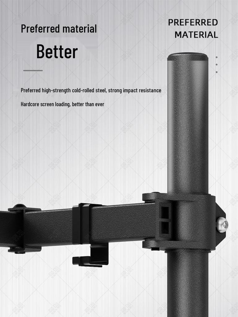 Senmi Двухэкранная 32-дюймовая поворотная подставка для монитора с механическим рычагом