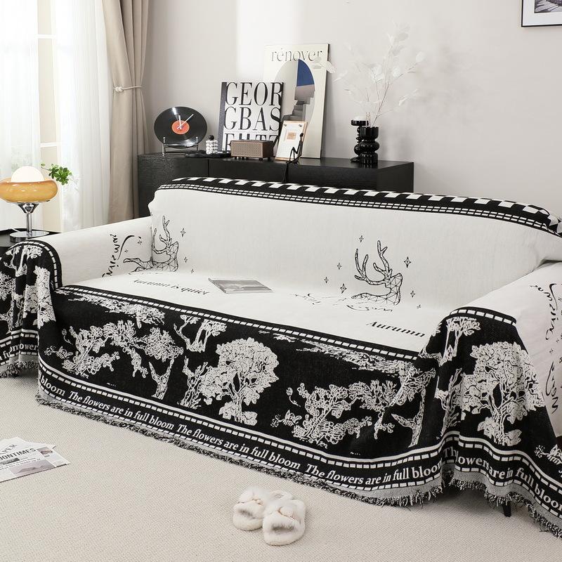 Полотенце для дивана из синели, универсальный универсальный чехол для дивана Four Seasons, пылезащитный чехол, цельный диван, большой тканевый чехол, подушка