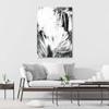 Canvas print, Black and white abstraction