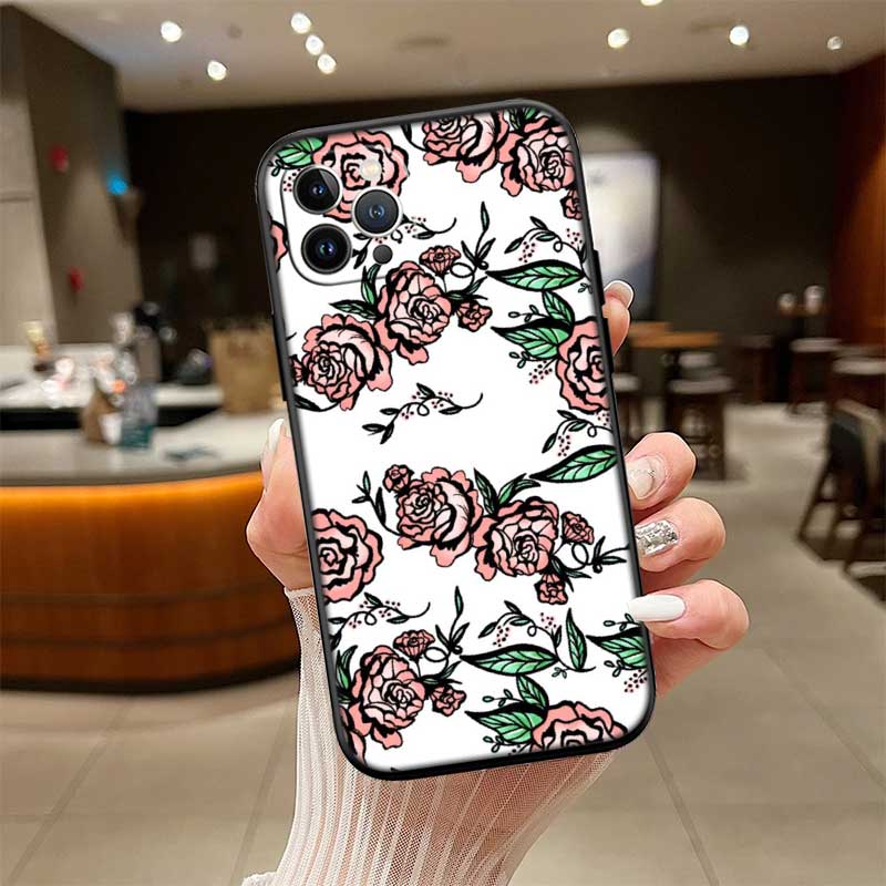 NH24 Цветы роза Розовый чехол для телефона для Samsung Galaxy S20 S21 S22 Ultra FE + Plus A21S A22 A24 A25 A26 A30 A30S A31