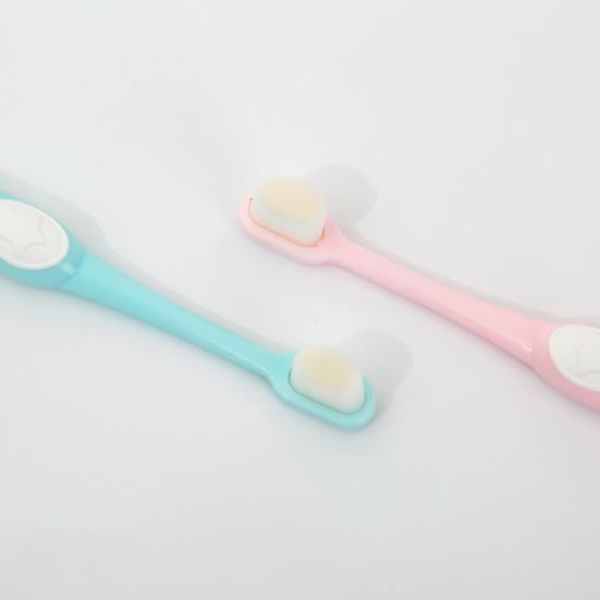 Детская зубная щетка с мультяшным дизайном для ухода за зубами PP Младенческая зубная щетка с мягкой щетиной для ванной комнаты