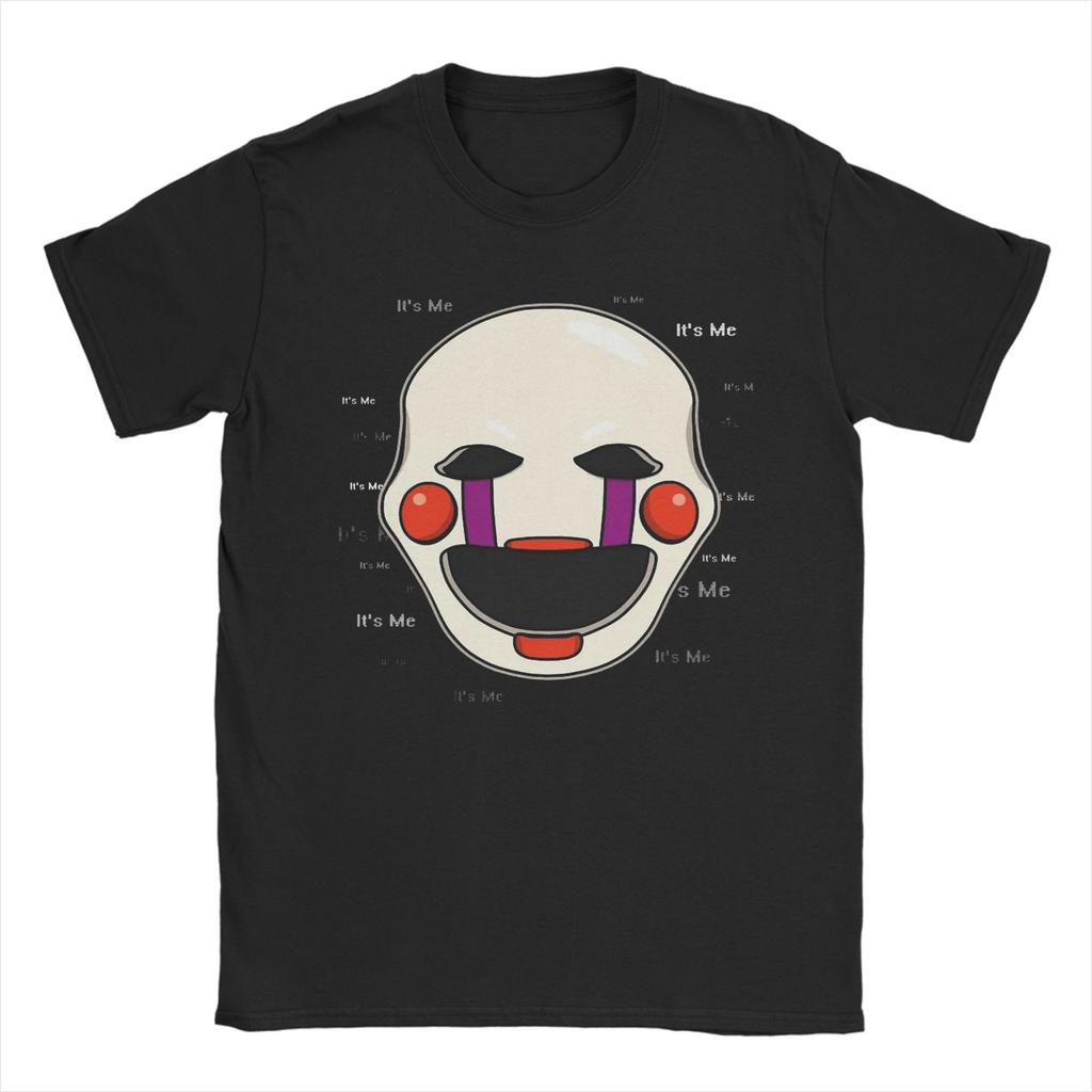 FNAF В Фредди Спрингтрап Унисекс Футболки Смешные Футболки С Коротким Рукавом Круглый Вырез Чистый Хлопок Одежда Большого Размера