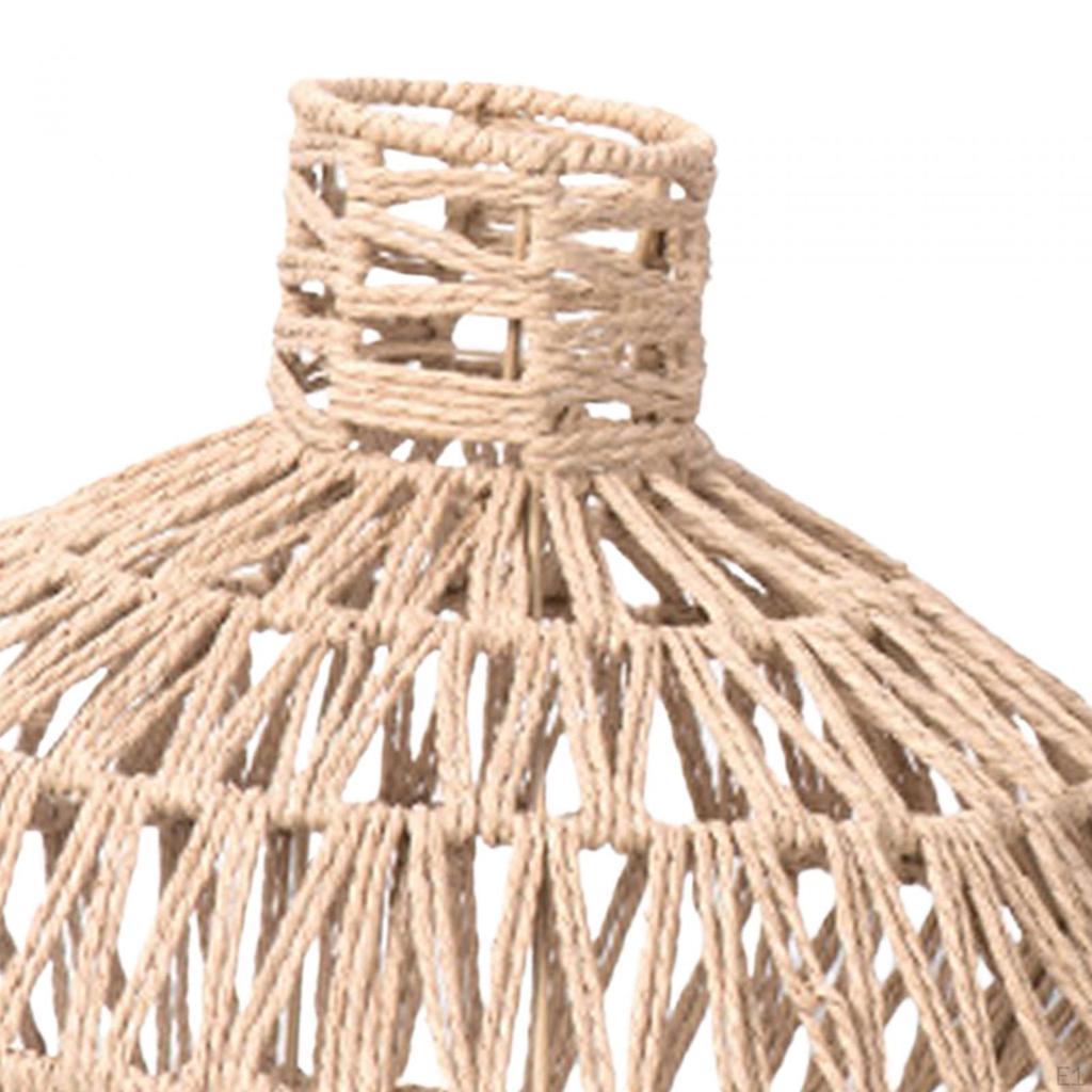 Плафон для потолочного фонаря, абажур, аксессуары, элегантный плетеный абажур из веревки ручной работы для