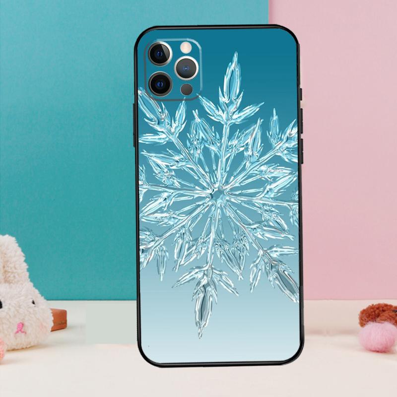 Чехол для телефона «Рождественские снежинки» для iPhone 17 Air 16 14 13 12 11 15 Pro Max 12 13 mini 15 16 Plus 16e Чехол