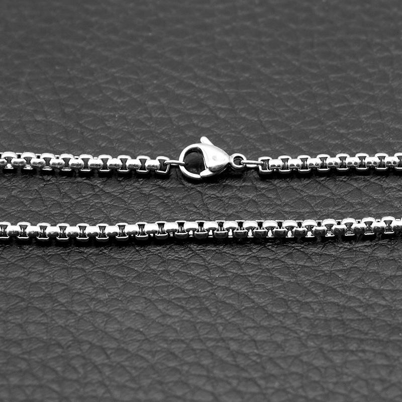 Цепочка из квадратного жемчуга из нержавеющей стали 316 для самодельных ювелирных изделий