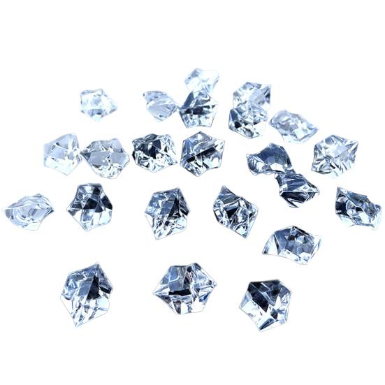 1 упаковка, сверкающий акриловый наполнитель для аквариума с драгоценными камнями, яркие полированные реалистичные наполнители для ваз неправильной формы, искусственные ледяные камни