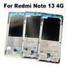 Для Xiaomi Redmi Note 13 4G Средняя рамка LCD экрана Передняя рамка Корпус Рамка Шасси Замена