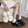 Новые летние женские тапочки в милом и крутом стиле - Поддержка свода стопы Толстая подошва Нескользящая амортизация Сандалии, увеличивающие рост