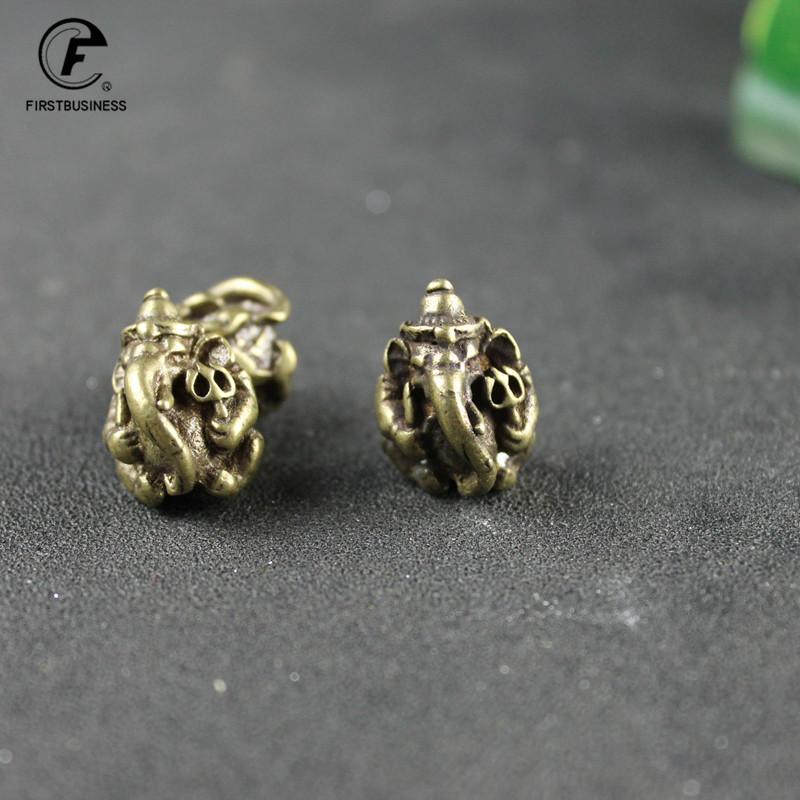 МИНИ статуэтка Лорда Ганеши Будды Скульптуры Слонобога Ганеши Фигурки Чистая Медь Домашний Сад Будда Декор Модель Подарок