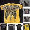 Мужская футболка с коротким рукавом в стиле ретро с крыльями ангела, Харадзюку, хай-стрит, американская мода, мужская, женская, летние топы