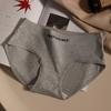 Women Underpants Mid Waist Solid Color Cotton Butt-lifted Good Breathability Elastic Quick-drying Sport Casual Briefs Female Panties
