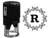 Printtoo Self Inking Octagon Celtic Swirl Frame R Alphabet Monogram R-40 Rubber Stamp Office