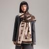 Winter Cashmere Scarf Women Luxury Cat Print Female Shawl Wrap Scarves Lady Thick Warm Blanket Gift Echarpe Pashmina