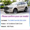 Для Great Wall GWM Tank 500 600 2024 2024 2024 Крышка воздухозаборника под задним сиденьем Вентиляция кондиционера Вентиляционное отверстие Аксессуары для интерьера