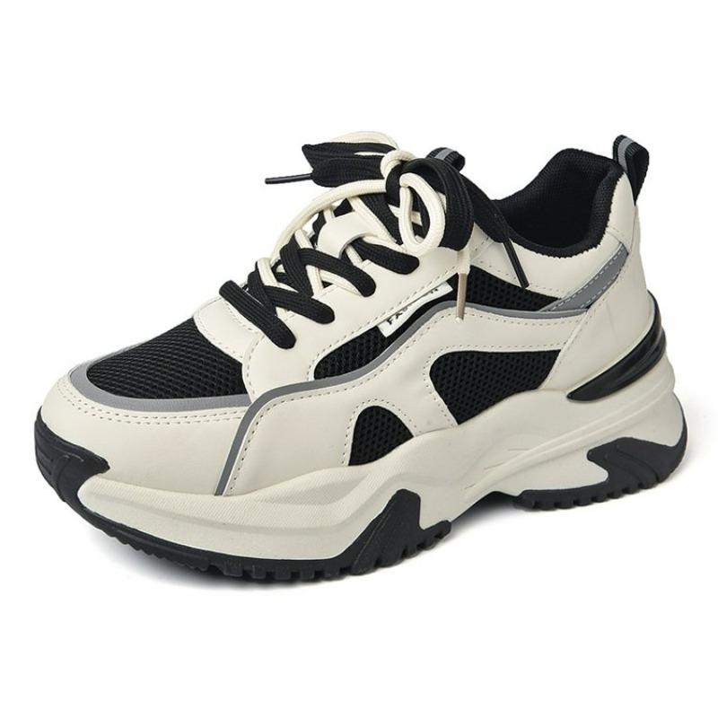 Hollow Mesh Ladies Sneakers  Autumn Women Wedge Platform Casual Sneakers Woman Ladies Outdoor Fashion Jogging Shoes