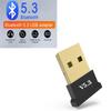 USB Bluetooth 5,3 адаптер передатчик приемник Bluetooth аудио Bluetooth ключ беспроводной USB адаптер для компьютера ПК ноутбука