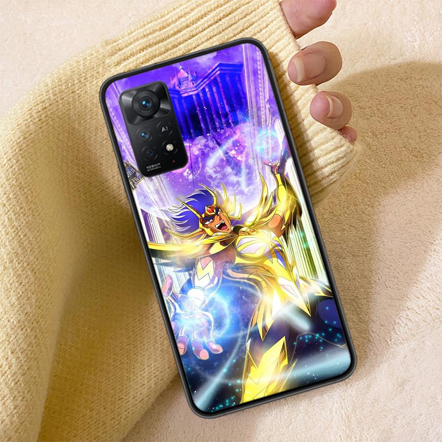 Saint Seiya Knights Of The Zodiac Phone Case For Redmi Note 13 14 15 Pro Plus 12 13C 12C 15C 9 10 10C 9T 9C 9A TPU Soft Cover Cl