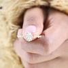 Овальное обручальное кольцо с муассанитом, помолвочное кольцо огранки «маркиза», изящные украшения из стерлингового серебра, свадебный подарок для нее