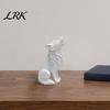 Геометрическая статуэтка Волка, Воющая статуя, Миниатюрная 3D-печатная фигурка животного, Стоящая, Сидящая, Украшение для офисного стола, Полка, Подарок для любителей