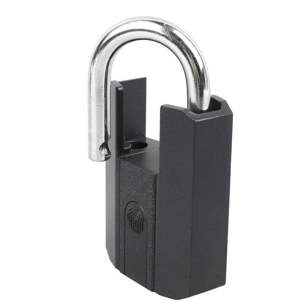 Замок с отпечатком пальца, противоугонный, Bluetooth, разблокировка телефона с 2 ключами, водонепроницаемый, черный для спортзала