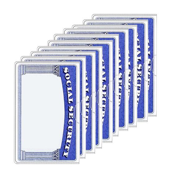 10/20 Pcs Social Security Card Sleeves Transparent Medicare Card Protector Water Resistant Clear PVC Card Holder for ID Debit Credit Card