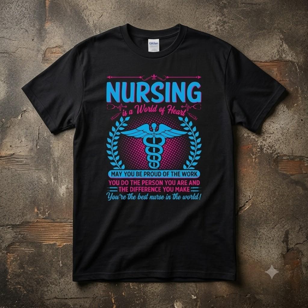 Nurse Life Cotton Tee Medical Hospital Gift Graphic Unisex T-shirt