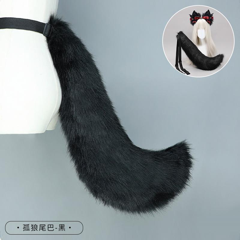 Handmade Dark Lolita Goth Black Red Lo Girl Jewelry Cat Ears Devil Necklace Hairpin