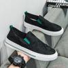 Men'S Shoes New Summer Breathable Canvas Shoes Cloth Shoes Beijing Lazy Casual Lightweight Board Shoes One Pedal Wear-Resistant