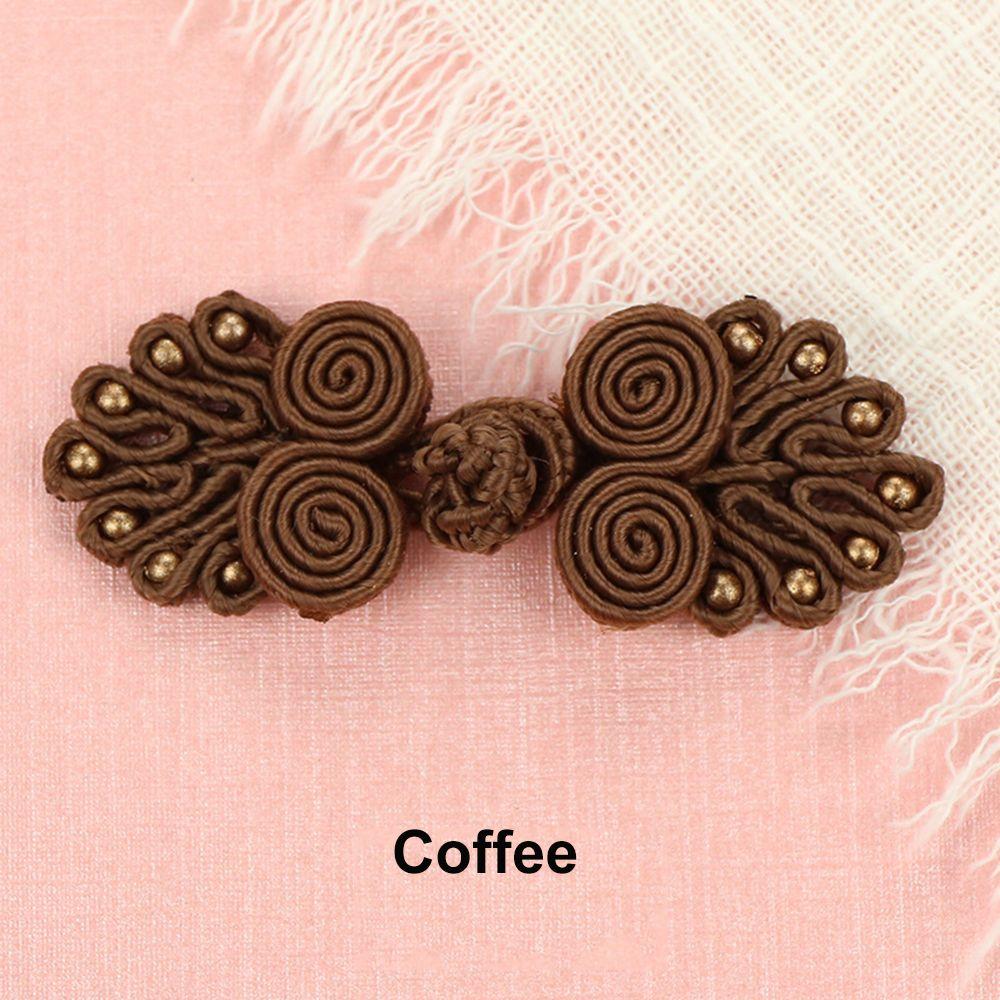Han Buttons Button 5Pcs Fasteners Sewing Ribbon DIY Handmade Chinese Knot Frog for Tang Suit Pankou