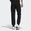 Adidas Slim Fit Knit Pants with Logo Men Bottoms Black H39353
